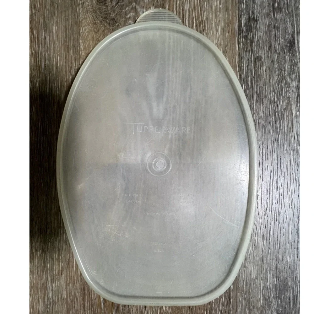 Vintage Plastic Tupperware Replacement Lid Seal ONLY 488 Poultry Ham Keeper
